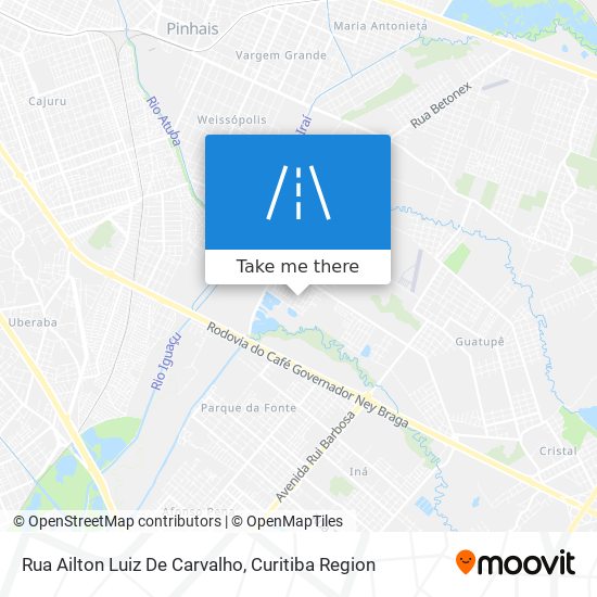 Rua Ailton Luiz De Carvalho map
