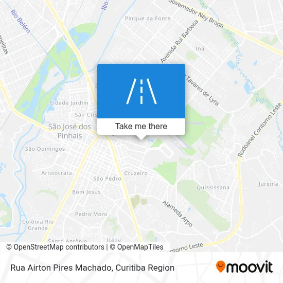 Rua Airton Pires Machado map