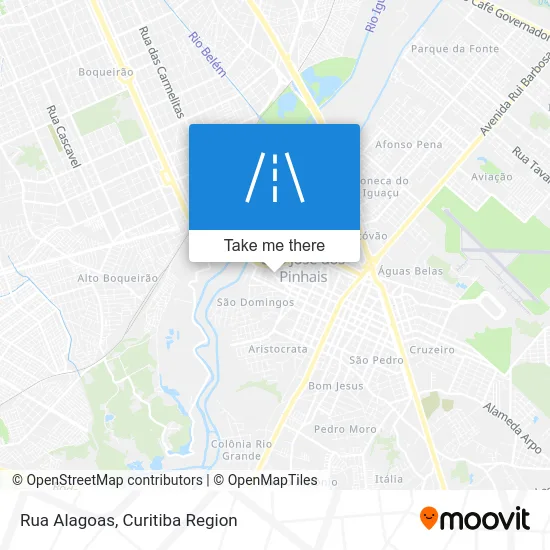 Rua Alagoas map