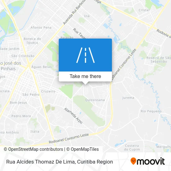 Rua Alcides Thomaz De Lima map