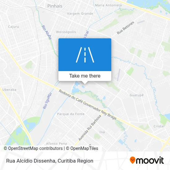 Rua Alcídio Dissenha map