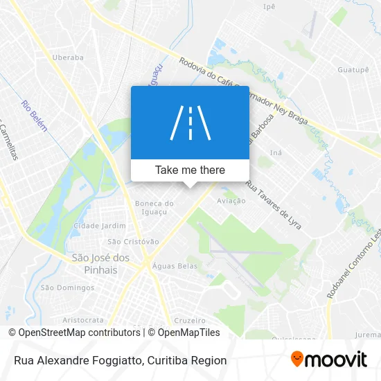 Rua Alexandre Foggiatto map
