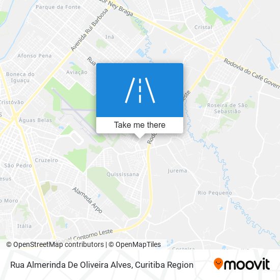 Rua Almerinda De Oliveira Alves map