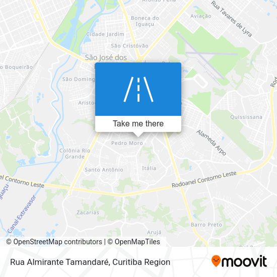Rua Almirante Tamandaré map