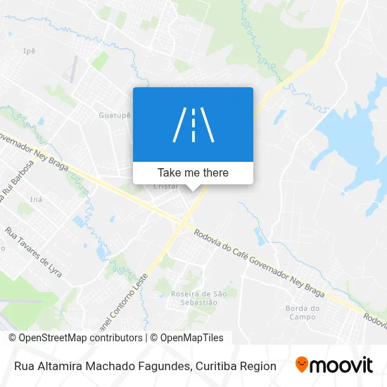 Rua Altamira Machado Fagundes map