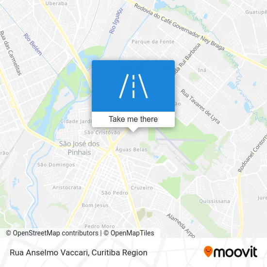 Rua Anselmo Vaccari map
