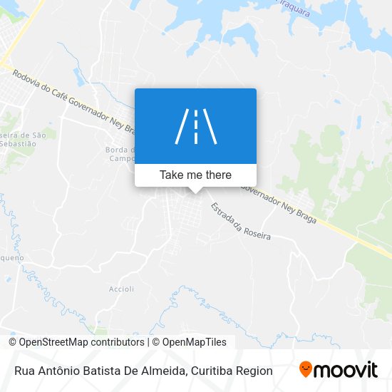 Rua Antônio Batista De Almeida map