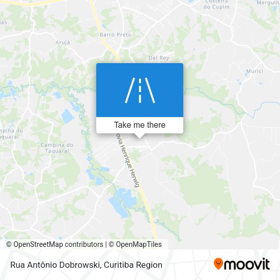 Rua Antônio Dobrowski map