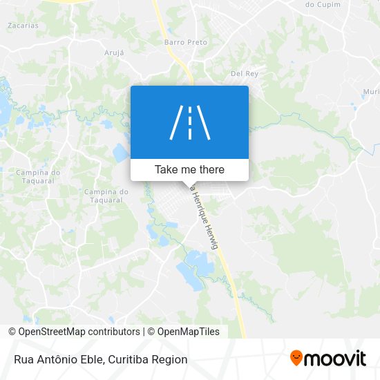Rua Antônio Eble map