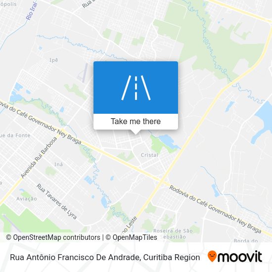 Rua Antônio Francisco De Andrade map