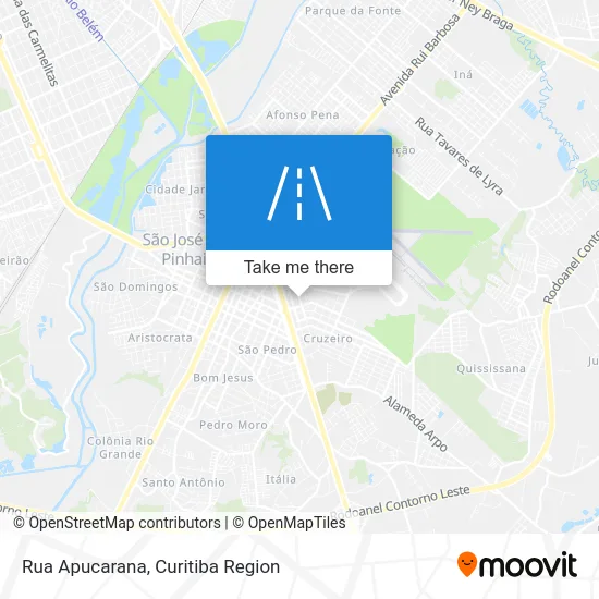 Rua Apucarana map