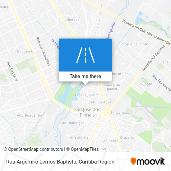 Rua Argemiro Lemos Baptista map