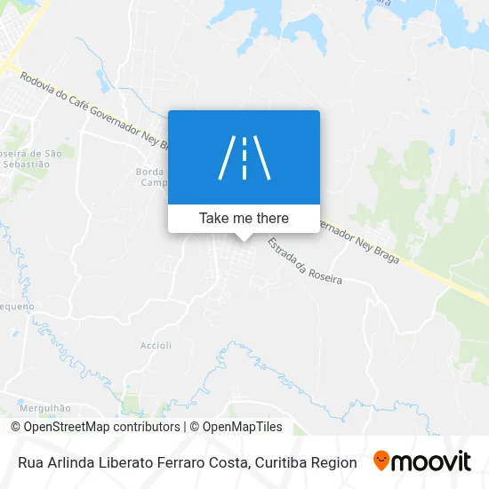 Rua Arlinda Liberato Ferraro Costa map