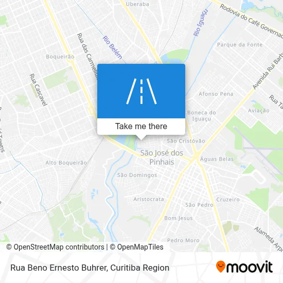 Rua Beno Ernesto Buhrer map