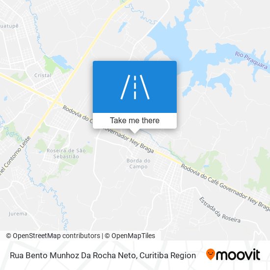 Rua Bento Munhoz Da Rocha Neto map