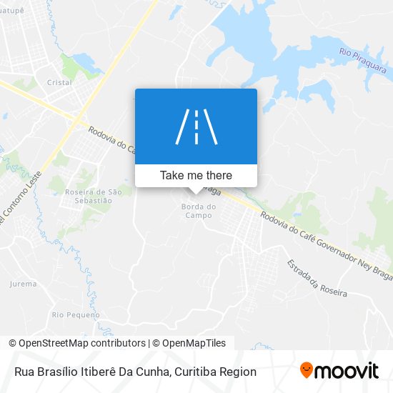 Rua Brasílio Itiberê Da Cunha map