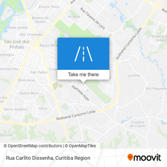 Rua Carlito Dissenha map