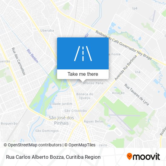 Rua Carlos Alberto Bozza map
