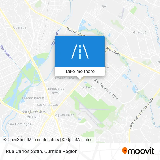 Rua Carlos Setin map