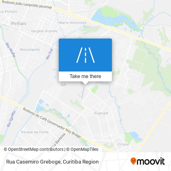 Rua Casemiro Greboge map