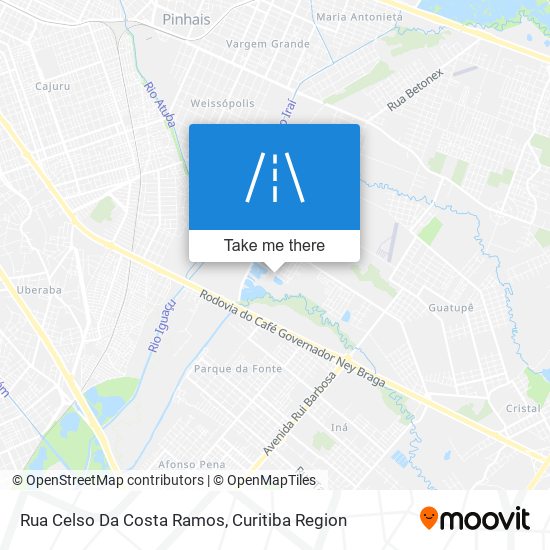 Rua Celso Da Costa Ramos map