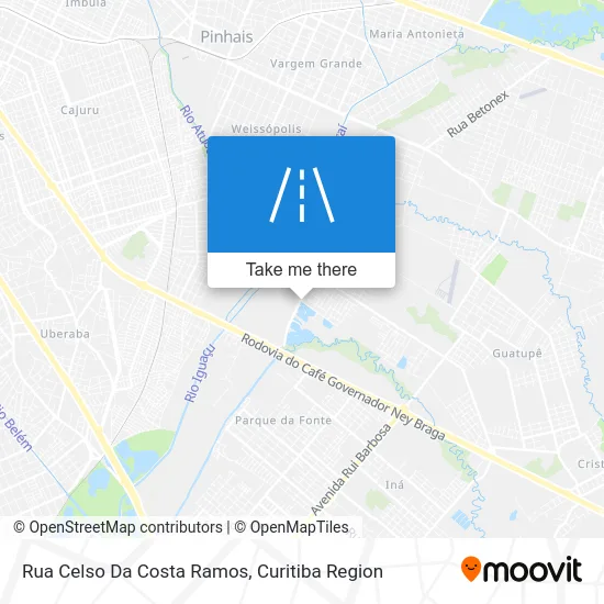 Rua Celso Da Costa Ramos map