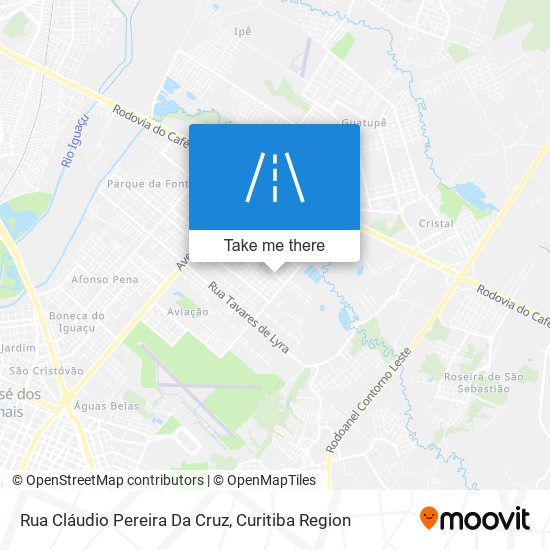 Rua Cláudio Pereira Da Cruz map