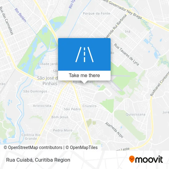 Rua Cuiabá map