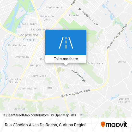 Rua Cândido Alves Da Rocha map