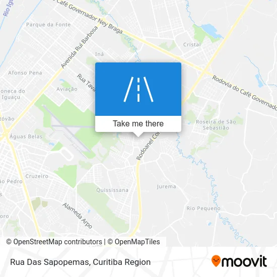 Rua Das Sapopemas map