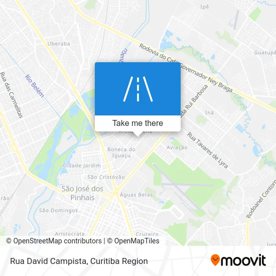 Rua David Campista map