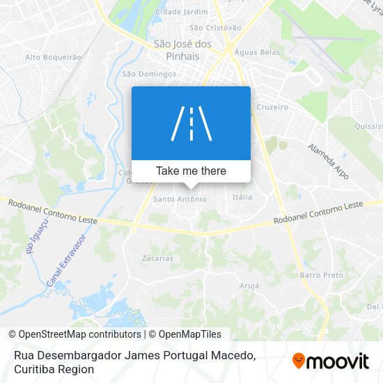 Rua Desembargador James Portugal Macedo map