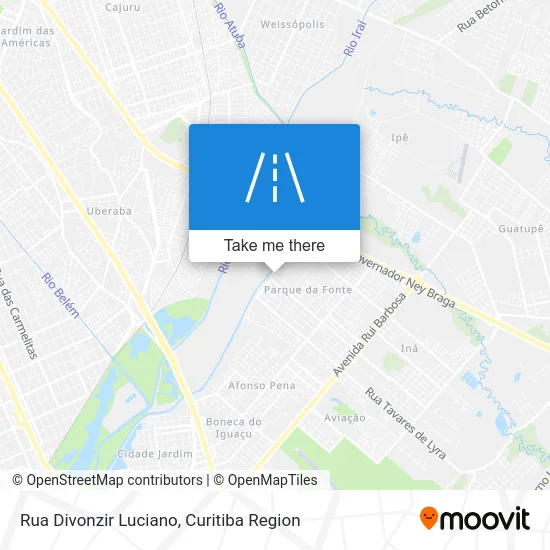Rua Divonzir Luciano map