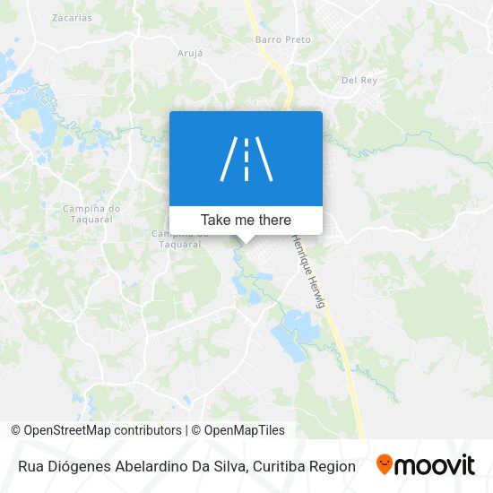 Rua Diógenes Abelardino Da Silva map