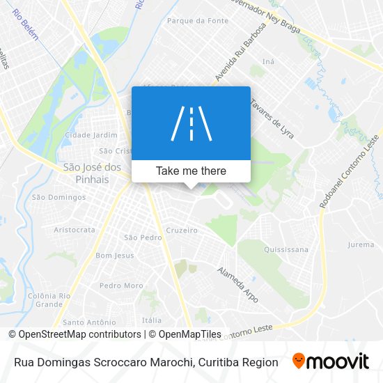 Rua Domingas Scroccaro Marochi map