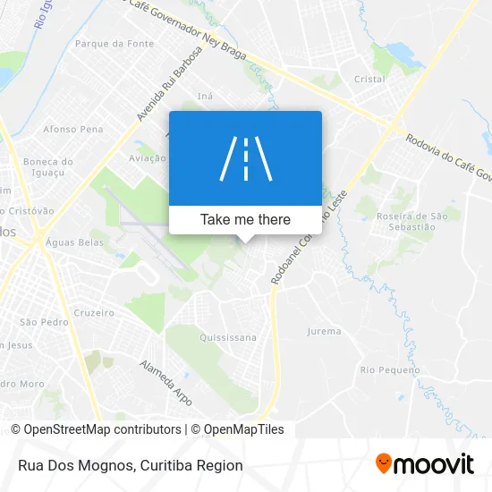 Rua Dos Mognos map