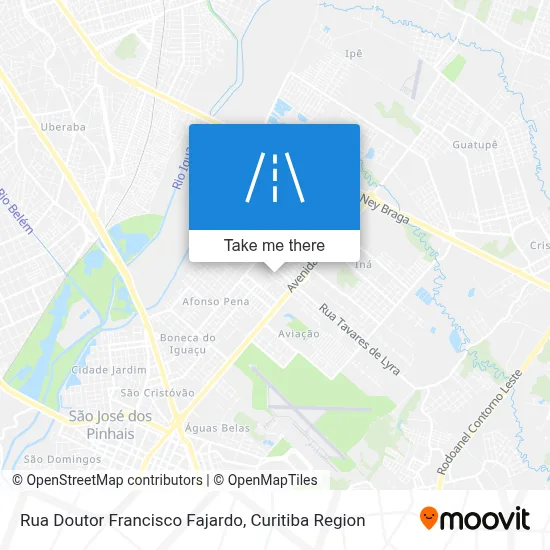Rua Doutor Francisco Fajardo map
