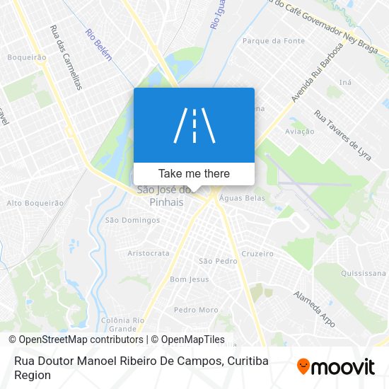 Rua Doutor Manoel Ribeiro De Campos map