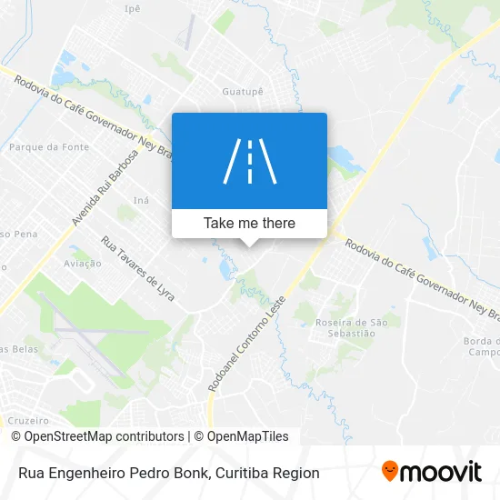 Rua Engenheiro Pedro Bonk map