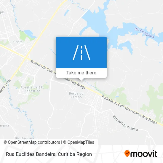 Rua Euclides Bandeira map