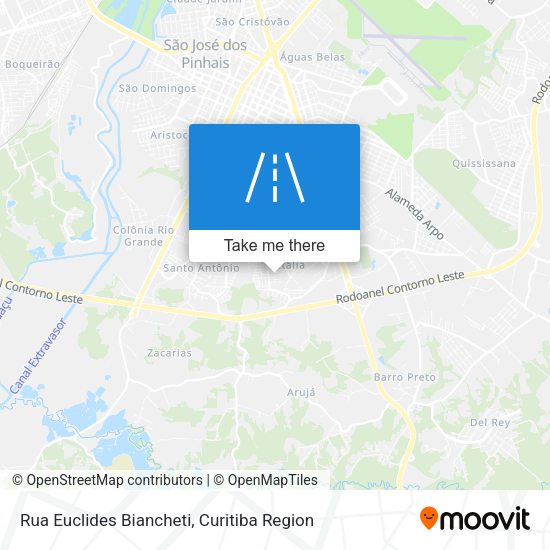 Rua Euclides Biancheti map
