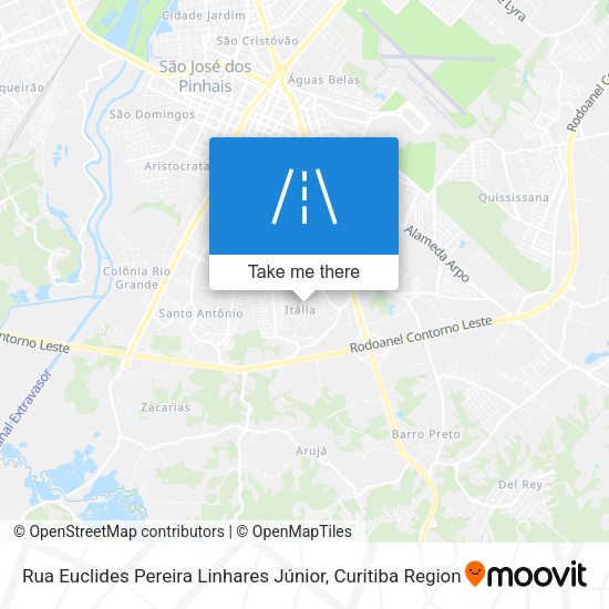 Rua Euclides Pereira Linhares Júnior map