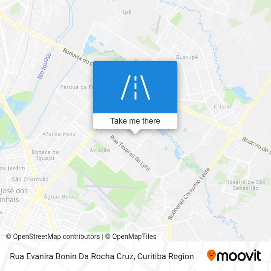 Rua Evanira Bonin Da Rocha Cruz map