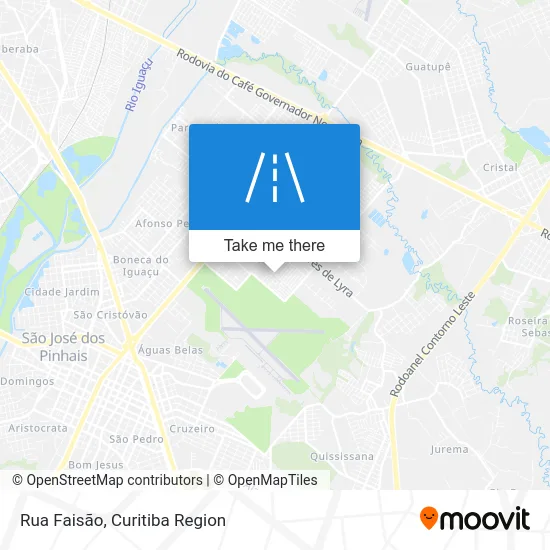 Rua Faisão map