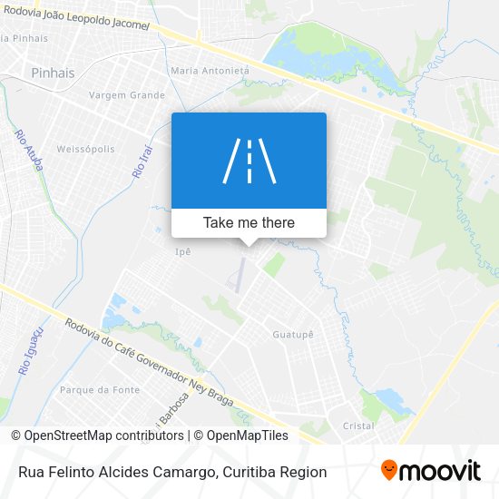 Rua Felinto Alcides Camargo map