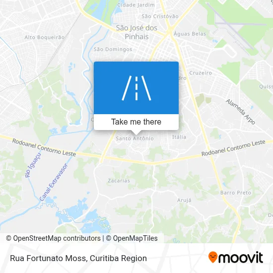 Rua Fortunato Moss map