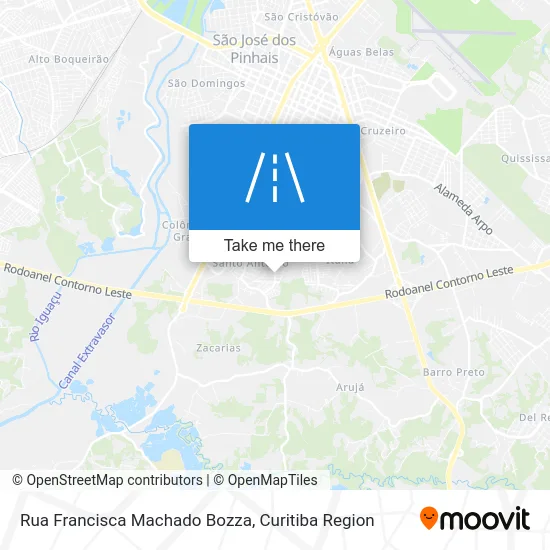 Rua Francisca Machado Bozza map