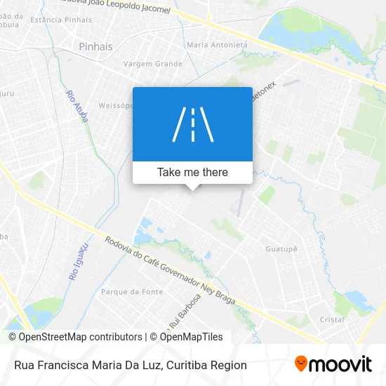 Rua Francisca Maria Da Luz map