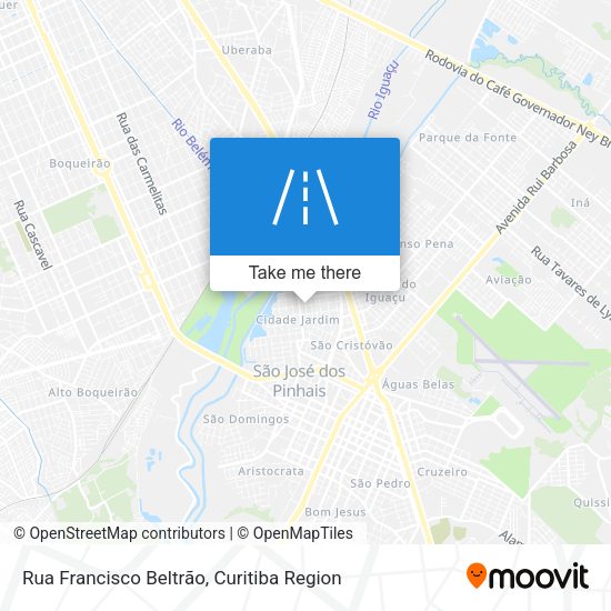 Rua Francisco Beltrão map