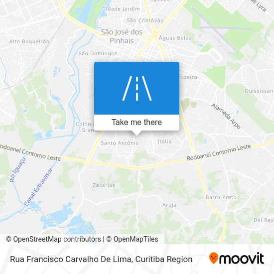 Rua Francisco Carvalho De Lima map